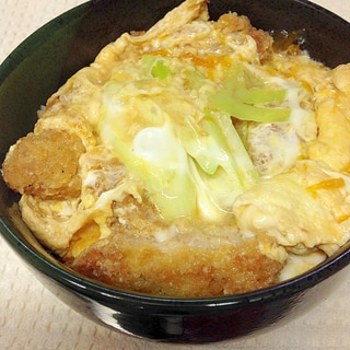 めんつゆでお手軽♪かつ丼♪